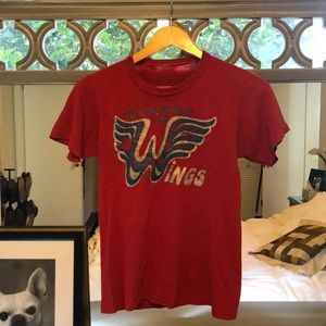 Vintage McCartney and The Wings T-Shirt in Red